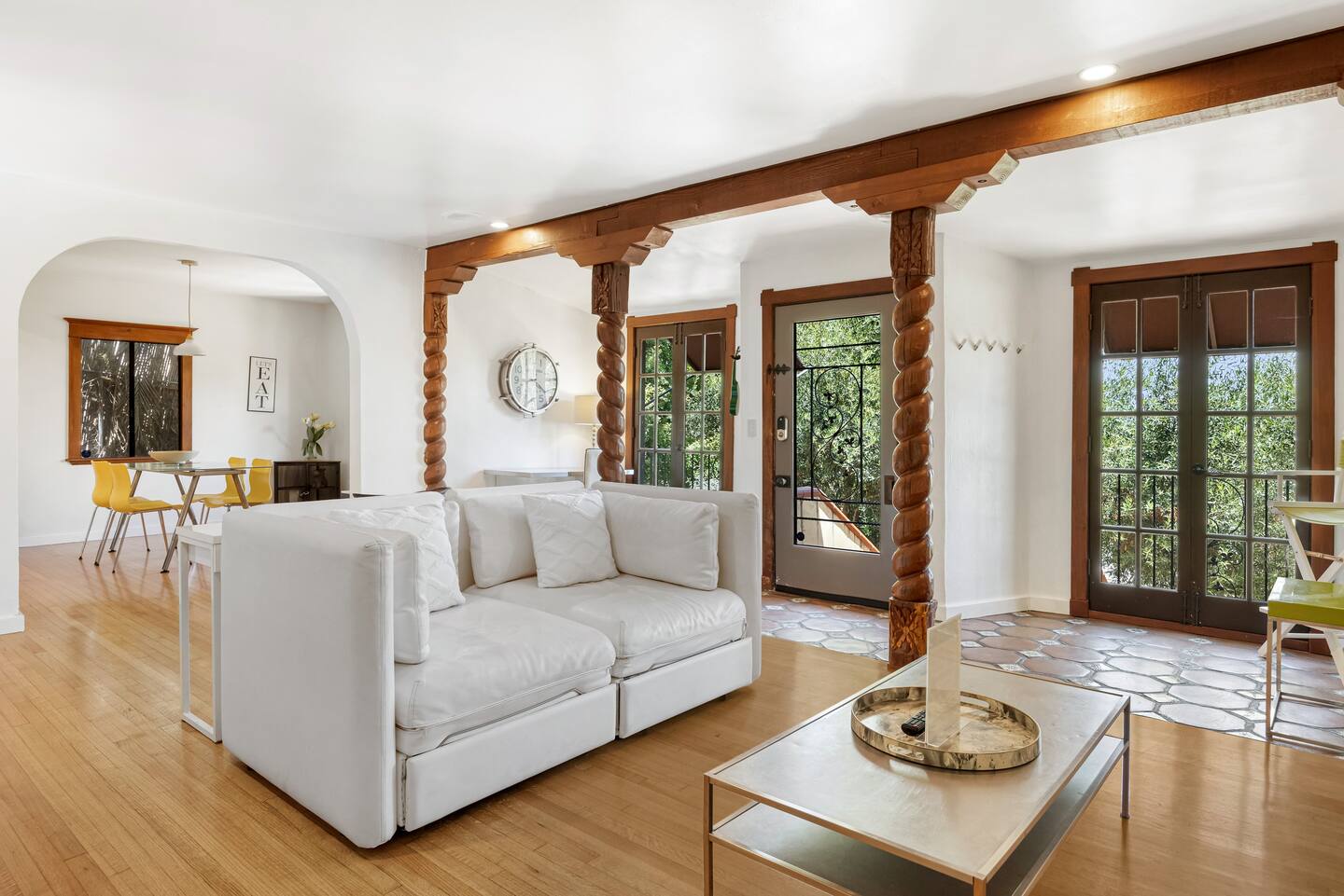 Living room detail with period features